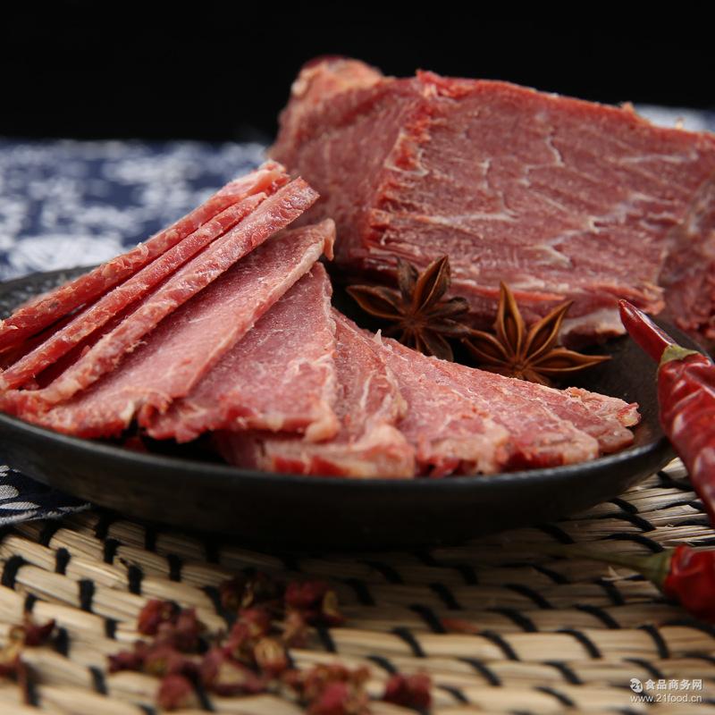 批发四川南充久全精品全牛肉500g袋装原味办公室休闲食品厂家直销