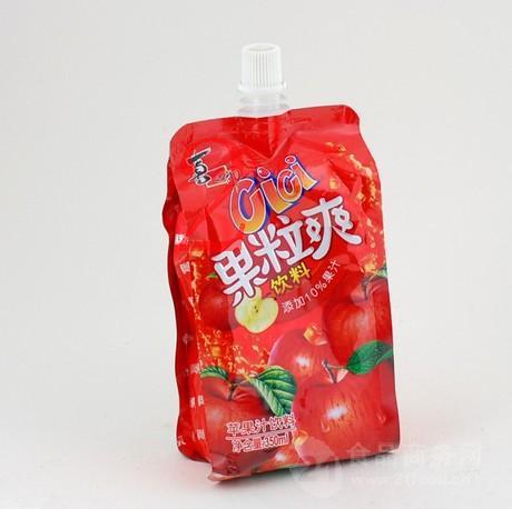 喜之郎吸吸果冻果肉果粒爽350ml 可以吸的果冻零食品