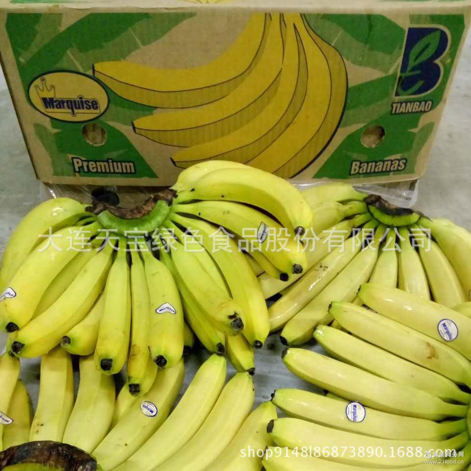 厄瓜多尔 大连天宝进口香蕉 进口香蕉 14公斤装