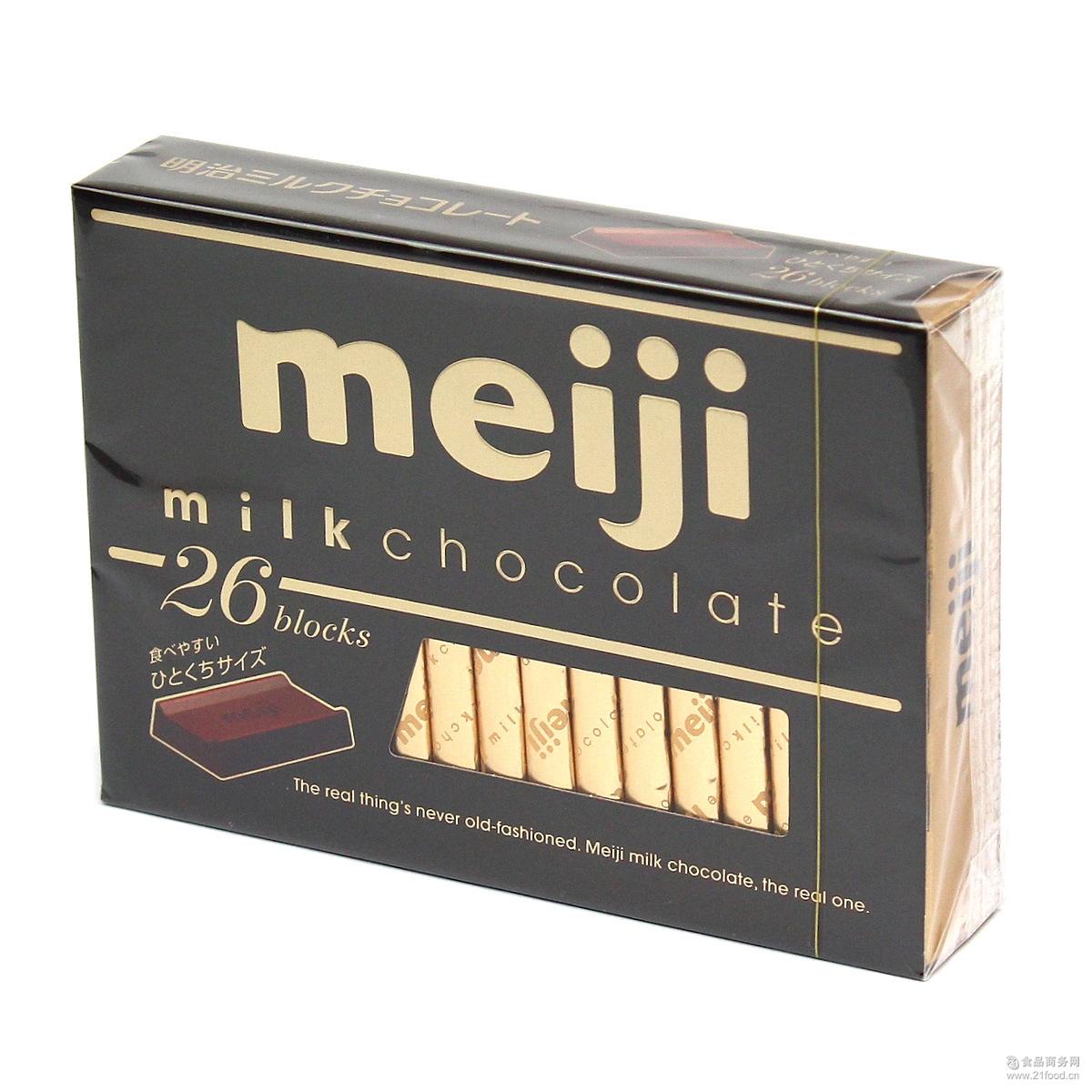 120g 牛奶钢琴巧克力 日本进口零食*明治巧克