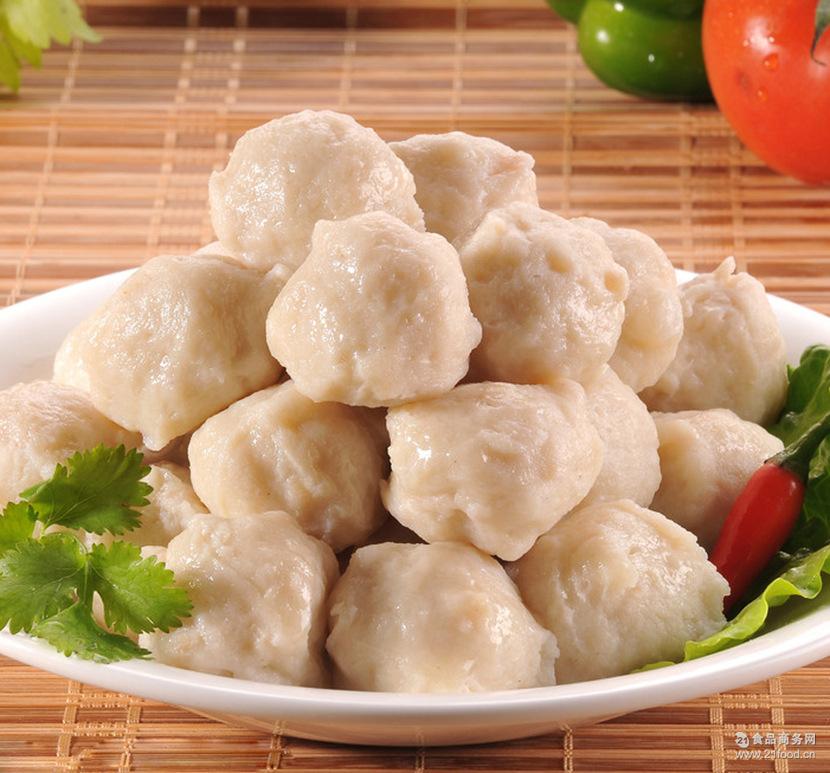 鱼糜制品关东煮火锅食材冷冻批发 广东墨鱼丸 鱼肉丸子