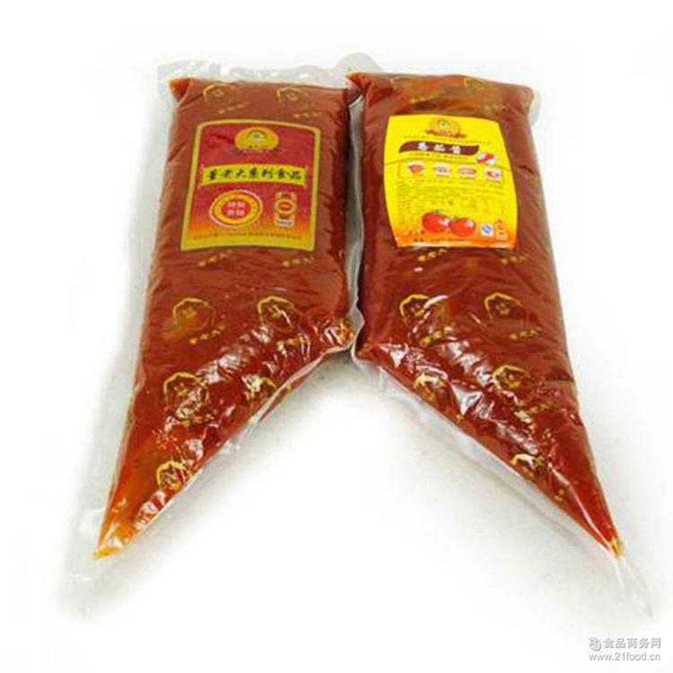批发董老大番茄酱番茄沙司 1斤\/袋 披萨酱 品质