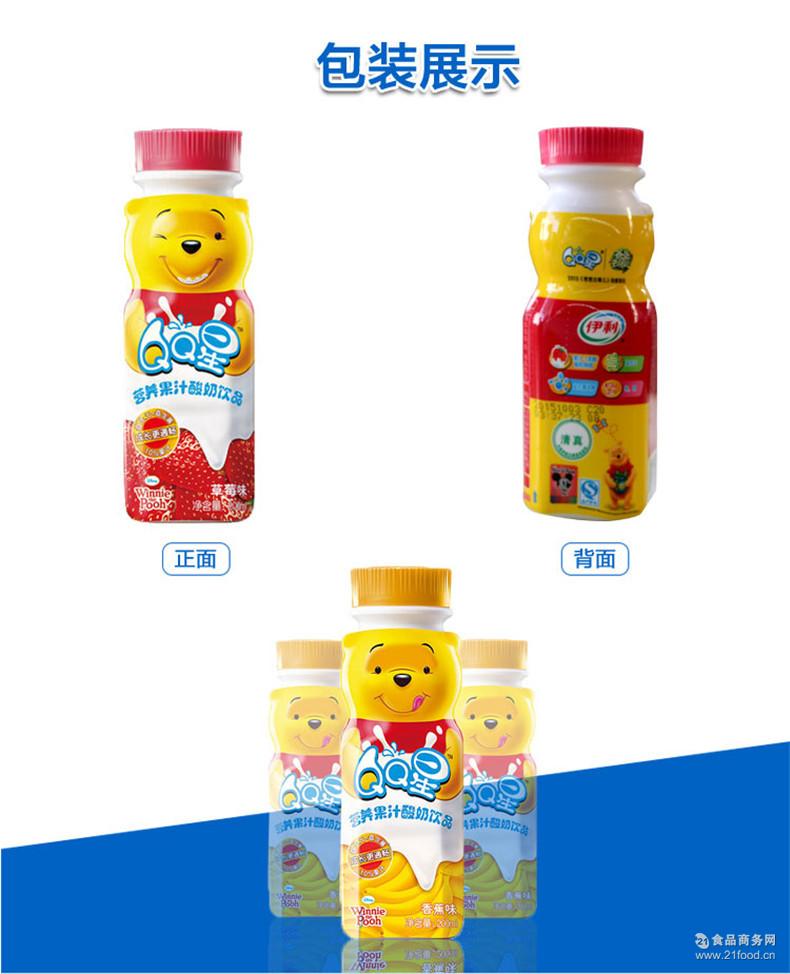 QQ星 200ml*16盒\/箱 营养果汁酸奶饮品香蕉味