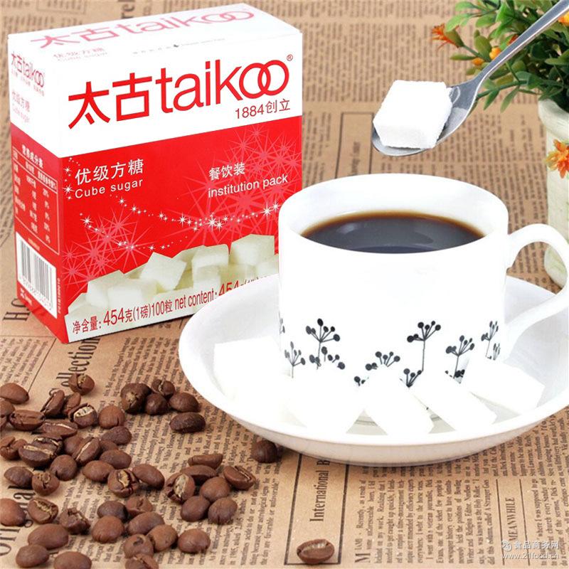 咖啡调糖 餐饮装 taikoo/太古优级方糖 纯正方糖 454g 100粒