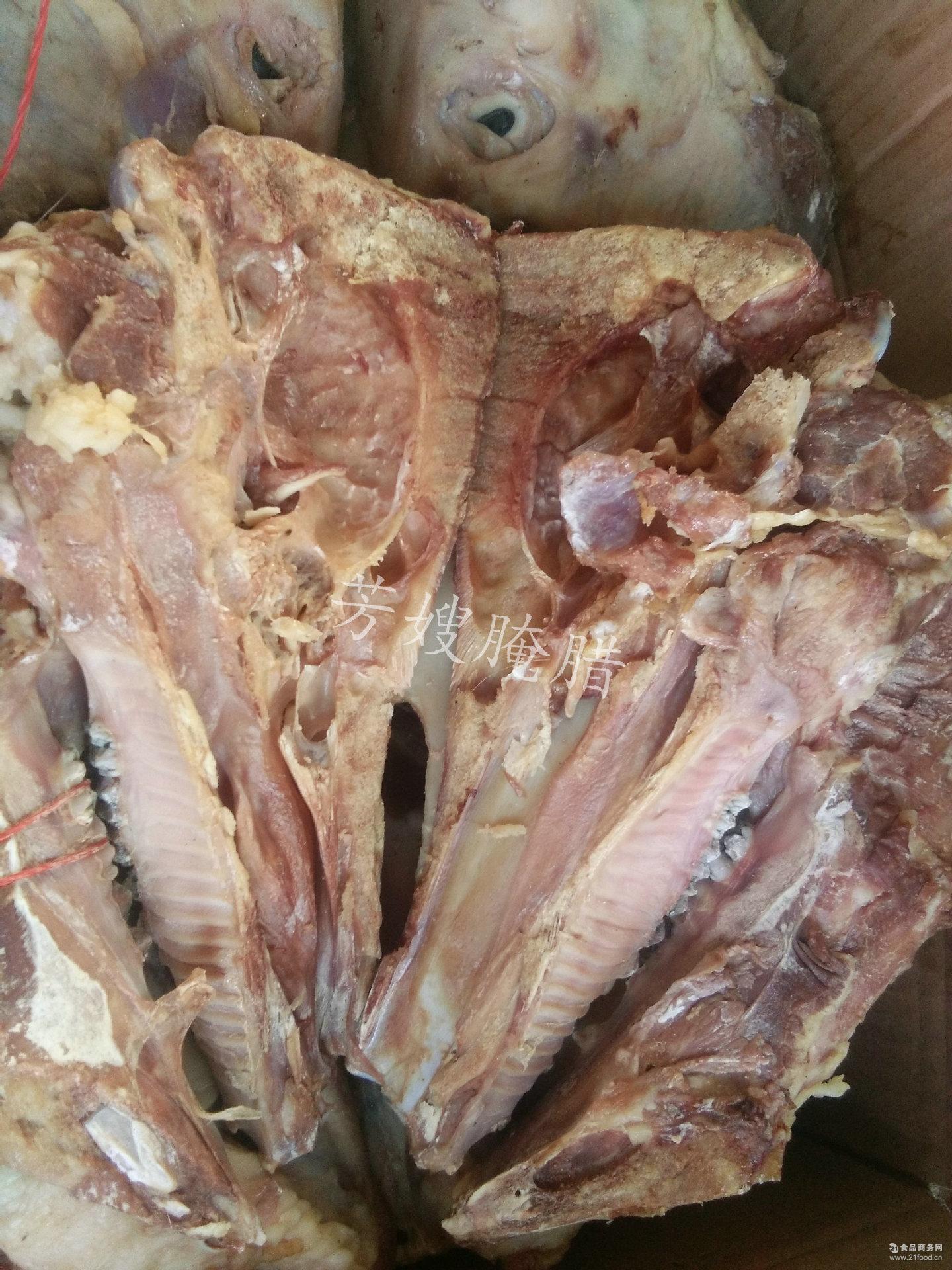 猪头肉 咸猪头 咸猪头骨 腊猪头