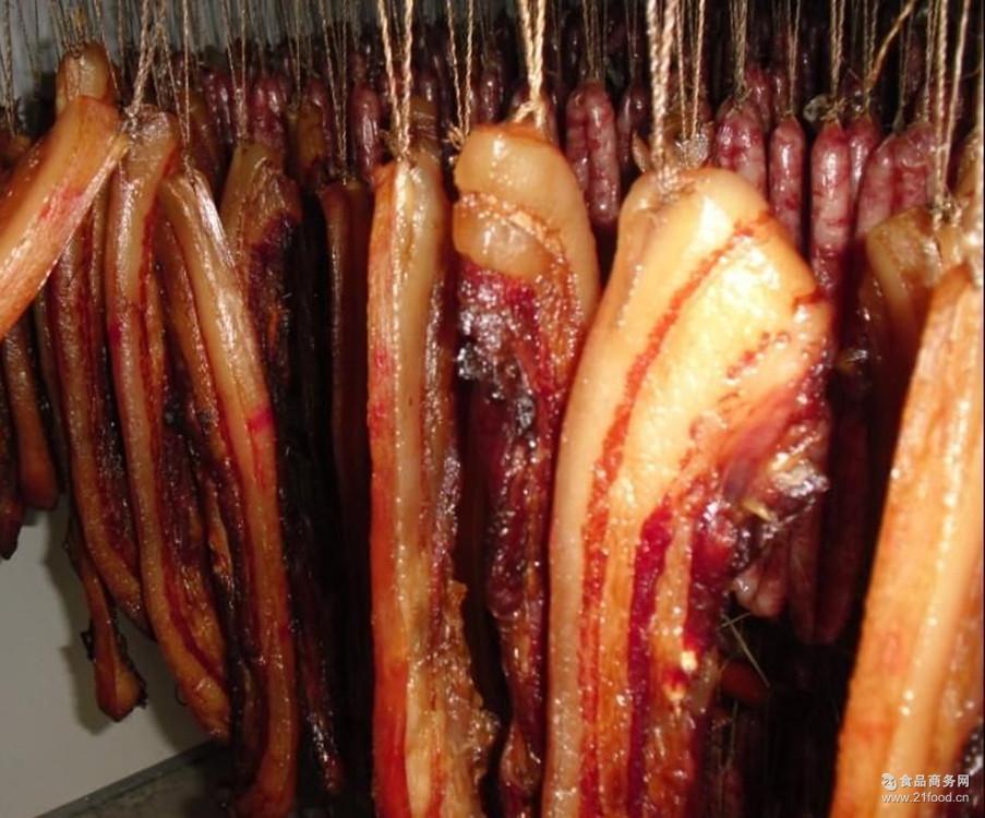 四川特产正宗土猪肉五花肉腊肉农家纯手工自制柴火烟熏腊肉500克
