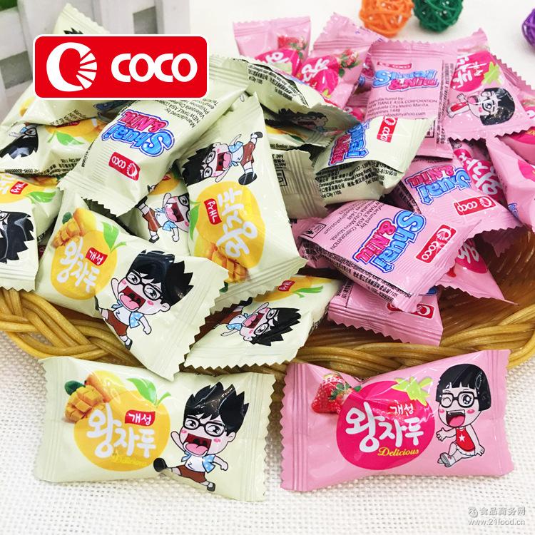 糖果婚庆喜糖 菲律宾零食 coco 散装500g约73颗 帅妞单粒qq糖