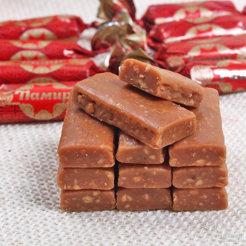 俄罗斯进口糖果KDV帕米尔糖红皮糖巧克力糖婚庆喜糖休闲零食500g批发价格 糖果-食品商务网