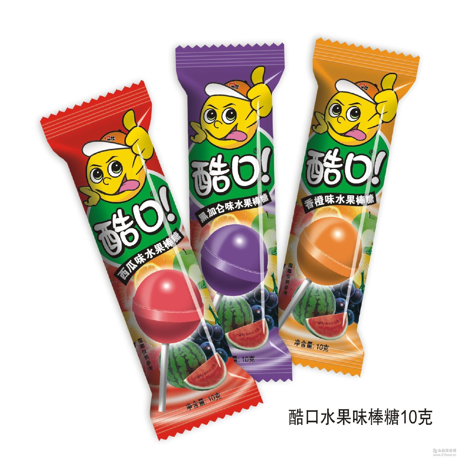 美顿棒棒糖 好吃的儿童小食品 水果味棒棒糖 食品厂家