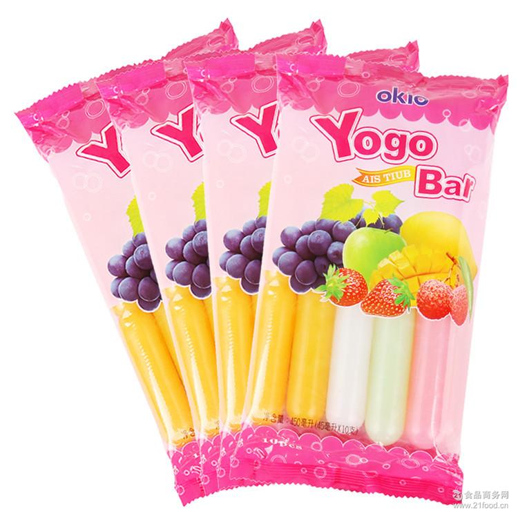 果冻批发 可康欧琪牌优果吧冰棒450g马来西亚进口零食品棒棒冰
