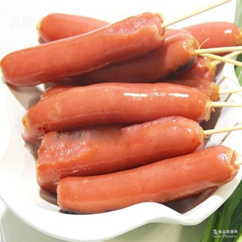 1.9kg50-52根原味脆皮烤肠 台湾风味小吃热狗香肠