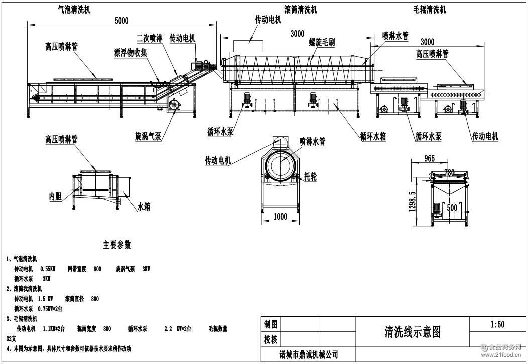 一,气泡清洗机:参考图片