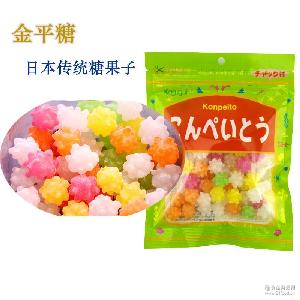 日本进口零食品 和风传统金平糖 金米糖 kasugai 春日井 140g