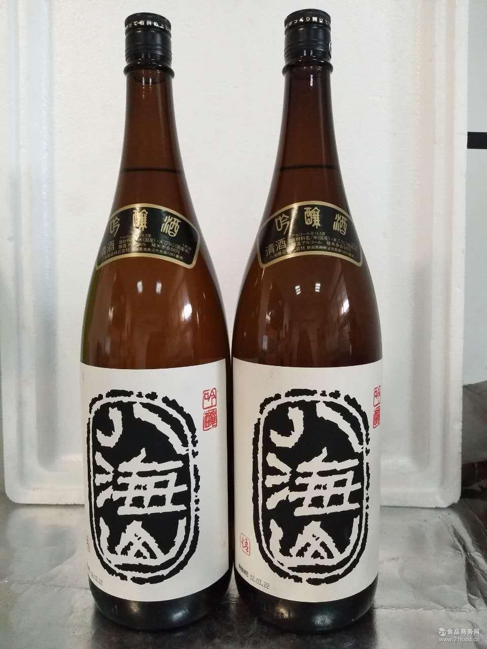 八海山清酒1 8l 日本原装进口日本清酒烧酒1800ml批发价格料酒 食品商务网