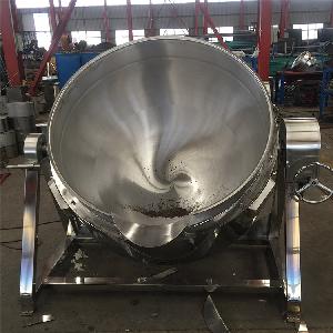 大型不锈钢燃气蒸煮锅 液化气夹层锅