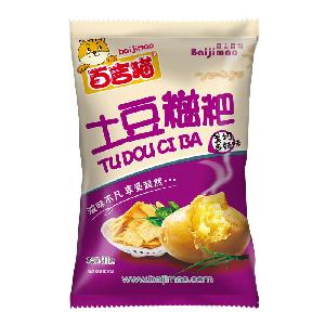 百吉貓土豆糍粑90g美極香辣味